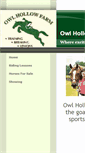 Mobile Screenshot of owlhollowfarm.net